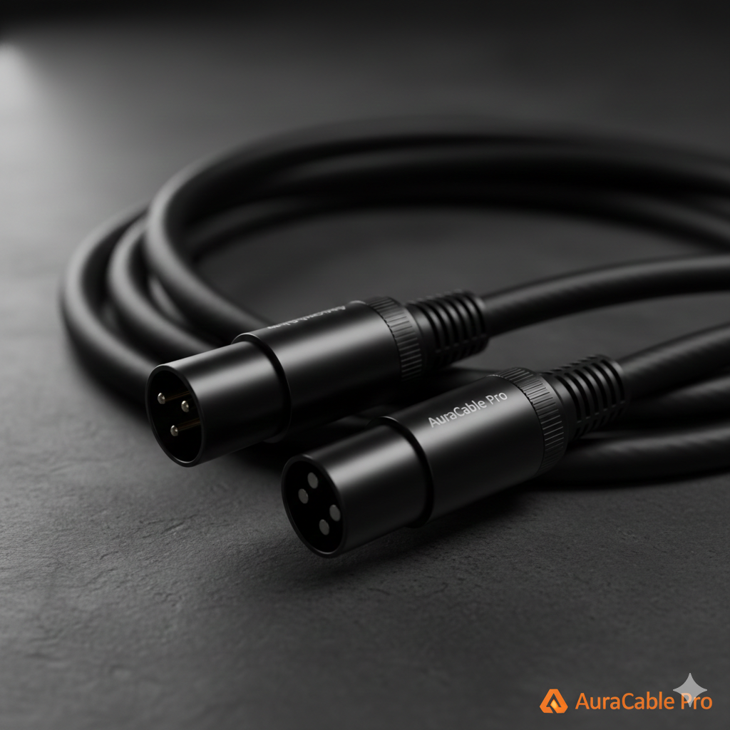 AuraCable Pro Series – Prémium XLR Mikrofonkábel